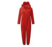 Vhersily Pijama entero para mujer de forro polar Teddy Pijamas enteros Adulto Cosplay Animal Onesies con Capucha Mono entero de Peluche Adecuado Suelto Y2K Discoteca Suave y Ligero 2026 Regalo Año