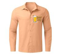 Vhersily Sudadera con capucha para hombre con estampado de cerveza, con bolsillo, de gran tamaño, para otoño e invierno, Oktoberfest con cuello redondo, vintage, ropa de calle, versátil, C Orange, 3XL