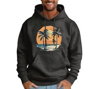 Vhersily Sudadera sexy con capucha de manga larga con estampado de letras para mujer con bolsillos, sudadera con cuernos, para viajes y paseos, para otoño e invierno, versátil para look, W Gray, XXXL