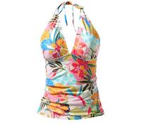 Vhersily Traje de baño para mujer con Push Up Shape, con cordones al cuello, espalda descubierta cuello en V Curvy Trajes de baño de contención Cruz Mar Piscina Playa Regalo de San Valentín, Menta