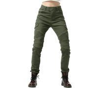 Vhersily Vaqueros de moto para mujer, pantalones vaqueros skinny de verano, con protecciones para rodillas y caderas, elásticos, ajustados, de mezclilla, para motociclista, hotpants, fiestas