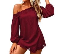 Vhersily Vestido corto romántico de algodón y lino con un solo tirante ligero y aireado Bohemia Curvy Transpirable Suave Clásico Moda para Playa Uso Diario y Vacaciones en el Mar Noches en Club, rojo