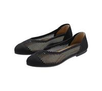 Vhersily Zapatos de mujer 2026 Zapatillas Cómodas Antideslizantes Zapatos Malla Gimnasia Correr Slip-On Ligero Sin Cordones Tenis Playa para Fiesta Ceremonia Eventos Boda Noche Trabajo, Bk1, 40 EU