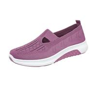 Vhersily Zapatos ortopédicos para mujer sin cordones Slip on zapatillas de deporte tenis running espuma viscoelástica caminar antideslizante cómodo para fiesta cóctel banquete oficina y tiempo libre