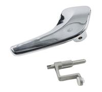 VHEUHZ 1 manilla interior derecha de la puerta, manijas de las puertas interiores cromadas delanteras derecha compatible con Opel Corsa D 2006-2014