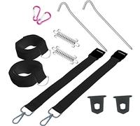 VHEUHZ Guy Set Tie Down MAX para Camping toldos Compatible con Fiamma y Omnistor Negro 10 Piezas