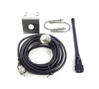 VHF Marine Antenna 156-163MHz Rubber Waterproof Mast Aerial with 5m RG-58 Cable for Boat Sailboat