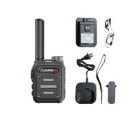 (VHF negro)Wurui G63 Mini Walkie Talkie Portátil Escáner Radio Amateur Walkie Talkies para Caza 50