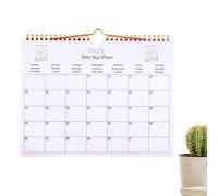 Vhjlfig Calendario Anual 2026 - Calendario de pared multilingüe de 12 meses más, organizador decorativo moderno para dormitorio, apartamento, escuela, oficina, sala de estar, para aulas,