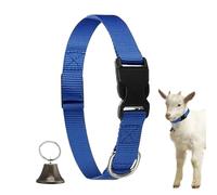 Vhjlfig Collar de cabra - Collar de cabra ajustable antideslizante, cierre de seguridad antipérdida, accesorios para animales para ovejas, vacas, animales pequeños en el