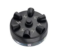 Vhjlfig Detector de mentiras de seis dedos ABS 11,2 x 11,2 x 5,2 cm, juego de ruleta de choque para niños, juegos de dedos multijugador, juegos complicados para fiestas