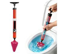 Vhjlfig Herramienta Desatascadora de WC | Cabezal de Rebote Potente y Mango Cómodo | Desatascador de Inodoro Resistente | para Hogar Cocina Baño Lavandería Apartamento Oficina Tuberías de Desagüe