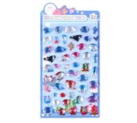 Vhjlfig Mini pegatinas de animales - Mini pegatinas ligeras de dibujos animados - Portátil Pequeño Animal - para taza de agua pared guitarras maleta equipaje equipaje cuaderno gafas tablet agenda