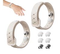 Vhjlfig Pulsera contra mareos para cruceros - Mareo pulseras náuseas pulseras - Pulsera de salud ajustable contra mareos para avión, coche, viajes, vela, autobús, parque de atracciones -