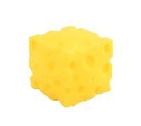 Vhjlfig - sensorial de recuperación lenta con forma de queso, 5 x 5 cm, silicona, bola realista para aliviar el estrés, cubo de estrés queso, para adultos estudiantes activos