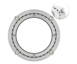 VHKJewE Rodamiento giratorio Lazy Susan de 360 grados, aleación aluminio, varios tamaños for mesa(8 inches (200mm))