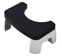 VHKJewE Taburete empalmable for baño, Orinal en Cuclillas, Taburete for pies, Apto for Todos los inodoros, for Hacer Caca, fácil Almacenamiento(Black)
