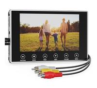 VHS to Digital Convertidor 3.0, 4K 5" Pantalla Grande VHS a Digital Grabador, Convierte Grabaciones de VHS, VCR, DVR, DVD, Hi8, DV, Camcorder, Cassette Tape, Gaming Consoles a Digital