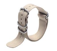 VHTDFEVXO Correa de Reloj de Cuero, Correa de Reloj Deportiva Militar la OTAN con Tejido Nailon 18/20/22/24 mm y Colorido, Hebilla Anillo Absorbente Sudor(Type 8,20mm)