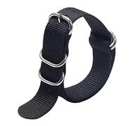 VHTDFEVXO Correa de Reloj de Cuero, Correa de Reloj Deportiva Militar la OTAN con Tejido Nailon 18/20/22/24 mm y Colorido, Hebilla Anillo Absorbente Sudor(Type 1,18mm)