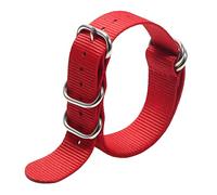VHTDFEVXO Correa de Reloj de Cuero, Correa de Reloj Deportiva Militar la OTAN con Tejido Nailon 18/20/22/24 mm y Colorido, Hebilla Anillo Absorbente Sudor(Type 6,20mm)