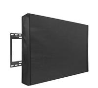 vhVHJry Funda Tv Exterior 1Pcs Garden Patio Outdoor TV Cover, Protect Screen Weatherproof Dust-proof Protector Tv Exterior(Black,FOR 60-65inch TV)