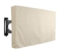vhVHJry Funda Tv Exterior 1Pcs Weatherproof Dust-proof Outdoor TV Cover, Protect Screen Garden Patio Protector Tv Exterior(Beige,55-58inch)