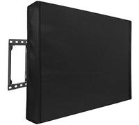 vhVHJry Funda Tv Exterior Outdoor Garden Patio TV Cover, Protect Screen, Weatherproof Dust-proof Black Grey Protector Tv Exterior(Black,40-42in)