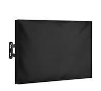 vhVHJry Funda Tv Exterior Outdoor TV Cover, Waterproof Weatherproof Enclosures Screen Protectors, Garden Patio Anti-Dust Protector Tv Exterior(Black,TV60-65in(147x94x13))