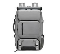 VHVYWY Mochila para PortáTil De 18 Pulgadas, Bolso De Viaje Impermeable para Hombre Y Mujer, con Compartimento para Ordenador Y Zapatos. Dark Grey