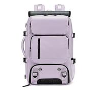 VHVYWY Mochila para PortáTil De 18 Pulgadas, Bolso De Viaje Impermeable para Hombre Y Mujer, con Compartimento para Ordenador Y Zapatos. Purple