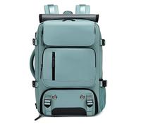 VHVYWY Mochila para PortáTil De 18 Pulgadas, Bolso De Viaje Impermeable para Hombre Y Mujer, con Compartimento para Ordenador Y Zapatos. Green