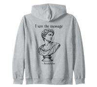 Vi El Mensaje Avoidicus Filosofía Humor Busto Romano Sudadera con Capucha