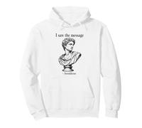 Vi El Mensaje Avoidicus Filosofía Humor Busto Romano Sudadera con Capucha