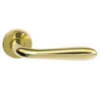 VI.TEL. F0202 R8 40 - Par de Tiradores para Puertas, Dorado, 45 x 10 mm