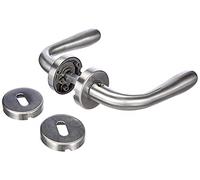 VI.TEL. F0202 R8 51 - Par de Tiradores para Puertas, Cromo Satinado