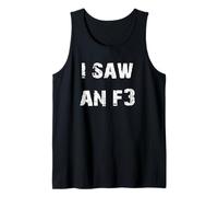Vi un cazador de tormentas de tornado F3 Camiseta sin Mangas