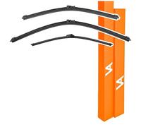 VIA ALBION® Limpiaparabrisas para BMW X3 (F25, 2010-2017), juego de limpiaparabrisas delanteros y traseros para todo tipo de clima