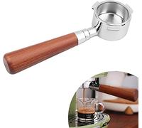 VIA CREMA Portafiltro sin fondo 51 mm Portafiltro desnudo sin fondo Cafeteras Accesorio Barista