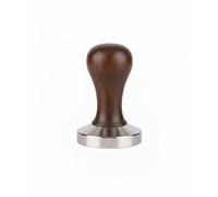 VIA CREMA Tamper de café de 51 mm, portafiltros, fabricado en Italia por Motta (Tamper 51 mm, marrón) para cafetera, accesorio portafiltros