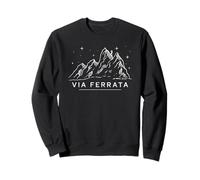 Vía ferrata Montañismo Dolomitas Italianos Escaladores Sudadera