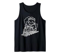 Vía férrea Kawaii Cat Railroader Camiseta sin Mangas