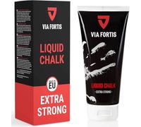 VIA FORTIS Magnesio Líquido Tubo de 200 ml de Tiza Líquida para el Gimnasio y Afuera, para Escalada, Calisthenics, Yoga y Más | Producto Económico, Larga Duración, para un Mejor Agarre (1 x 100ml)