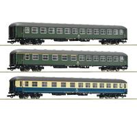 Vía H0 Roco 6200053 - Set De 3 Piezas 3: D 377 "Hispania-Express", DB Nuevo OVP