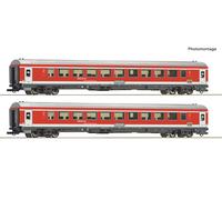 Vía H0 Roco 6200097 - Set De 2: Múnich-Núremberg-Expreso, DB AG Nuevo OVP