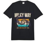Vía Láctea Nuestra Galaxia Astronomía Espacial Retro Comfort Colors Adult Heavyweight T-Shirt