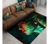 Via Vela Alfombra 60x120cm de Ciencia ficción Gran salón Alfombrilla Interior Tapete abstractas para la Cara Antideslizantes Pelo bajo Plegable máquina Fina Arte sueños Lavable Dormitorio Estudio