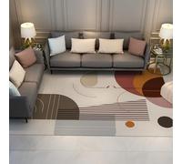 Via Vela Alfombra 80x150cm Minimalistas Arte de líneas Alfombrilla para área en casa Oficina Modernas Tapete bajo el Escritorio Antideslizante Máquina Antideslizantes Lavables Pelo Sala y