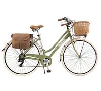 Via Veneto by Canellini Bicicleta Citybike city vintage retro aluminio mujer verde oliva (46)