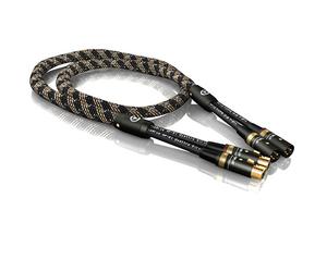 VIABLUE 3M XLR Cable de Audio NF-S1 Plata Quattro Simétrico Phono Estéreo -